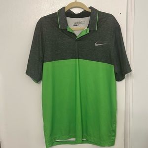Nike golf tour performance polo green size medium